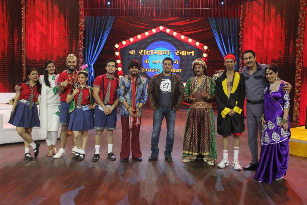 Salman Khan shoots for the first episode of Comedy High School - 3