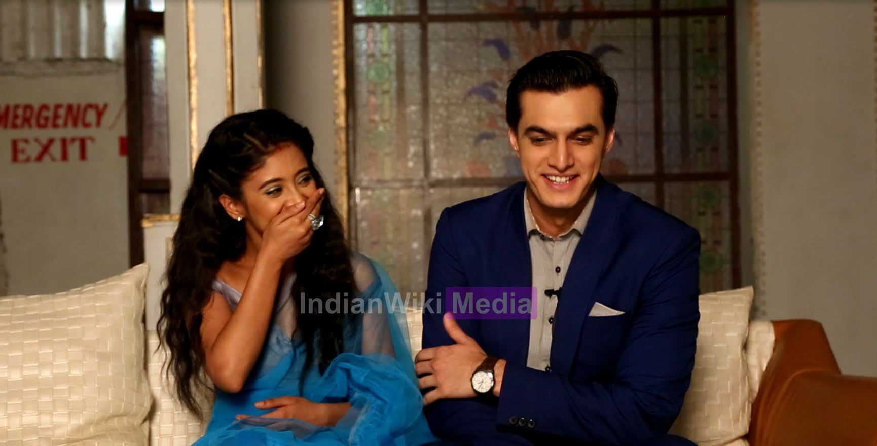 Candid moments of Kartik and Naira