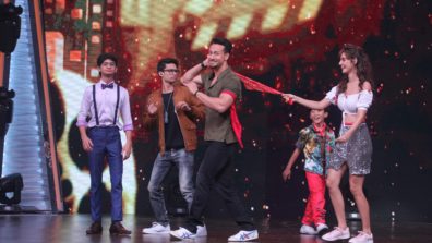 Tiger Shroff, Disha Patani, Chitrangda Singh on the sets of DID Li’l Masters