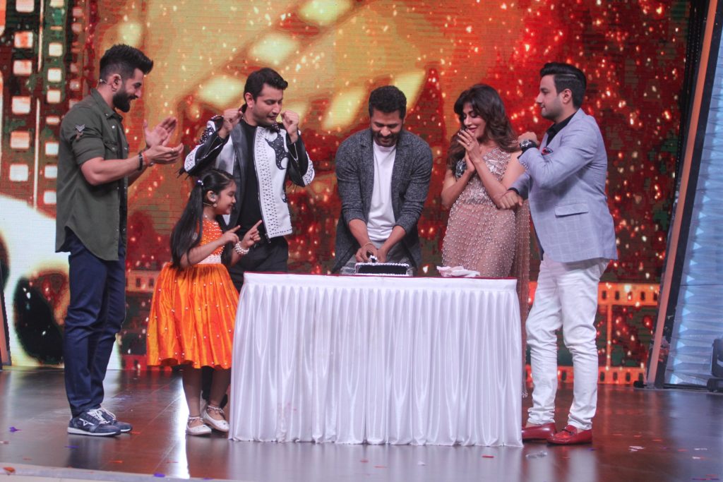 Prabhudeva’s birthday celebrations on Zee TV’s DID Li’l Masters - 1