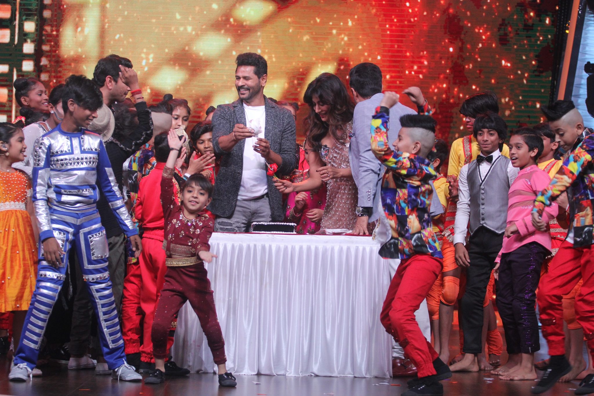 Prabhudeva’s birthday celebrations on Zee TV’s DID Li’l Masters