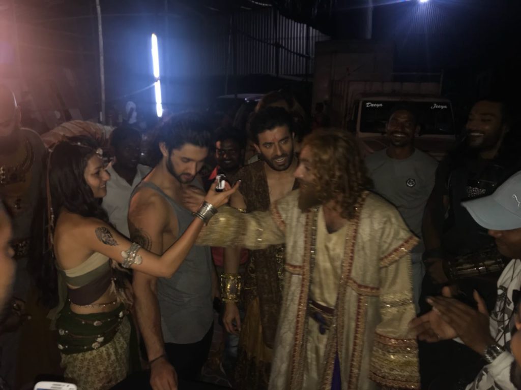 On sets celebration: Porus hits a century - 2