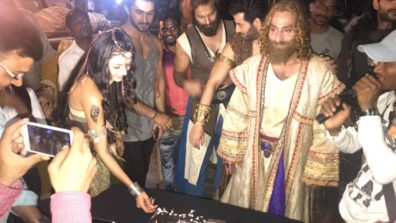 On sets celebration: Porus hits a century