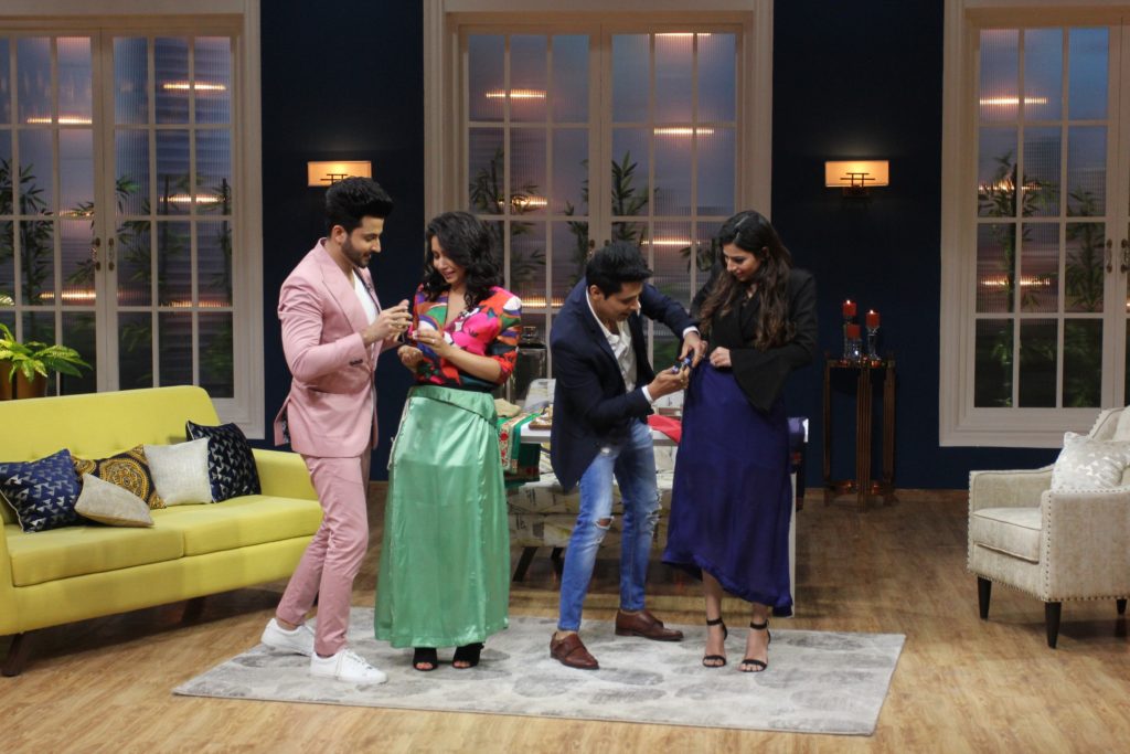 Ssudeep Sahir and Dheeraj Dhoopar dress up their wives on JuzzBaatt - 1