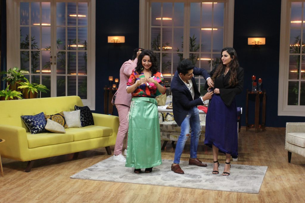 Ssudeep Sahir and Dheeraj Dhoopar dress up their wives on JuzzBaatt - 2