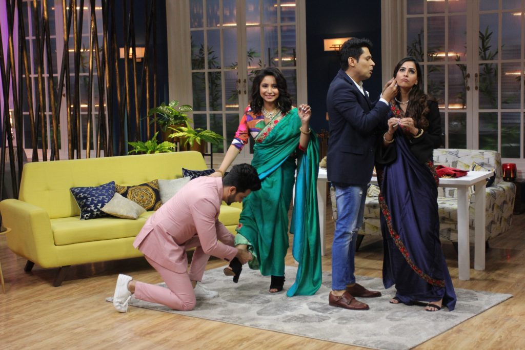 Ssudeep Sahir and Dheeraj Dhoopar dress up their wives on JuzzBaatt - 4