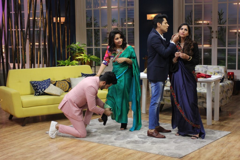 Ssudeep Sahir and Dheeraj Dhoopar dress up their wives on JuzzBaatt - 5