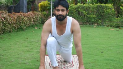 Abeer Soofi’s Yoga asanas from the sets of Mere Sai