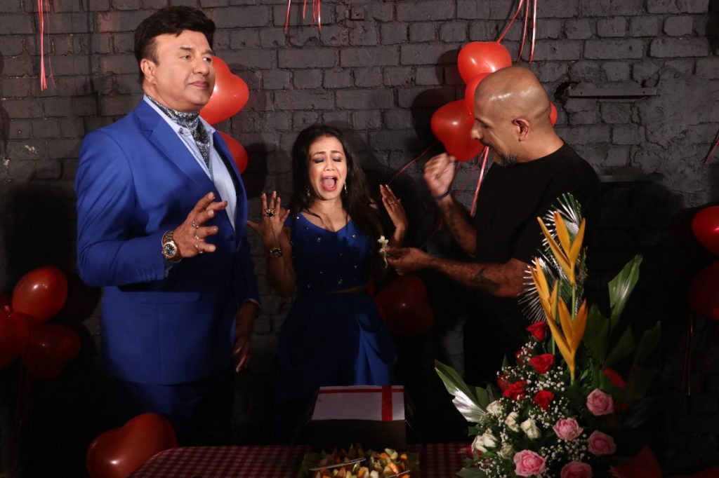 Neha Kakkar’s birthday celebration on the set of Indian Idol - 3