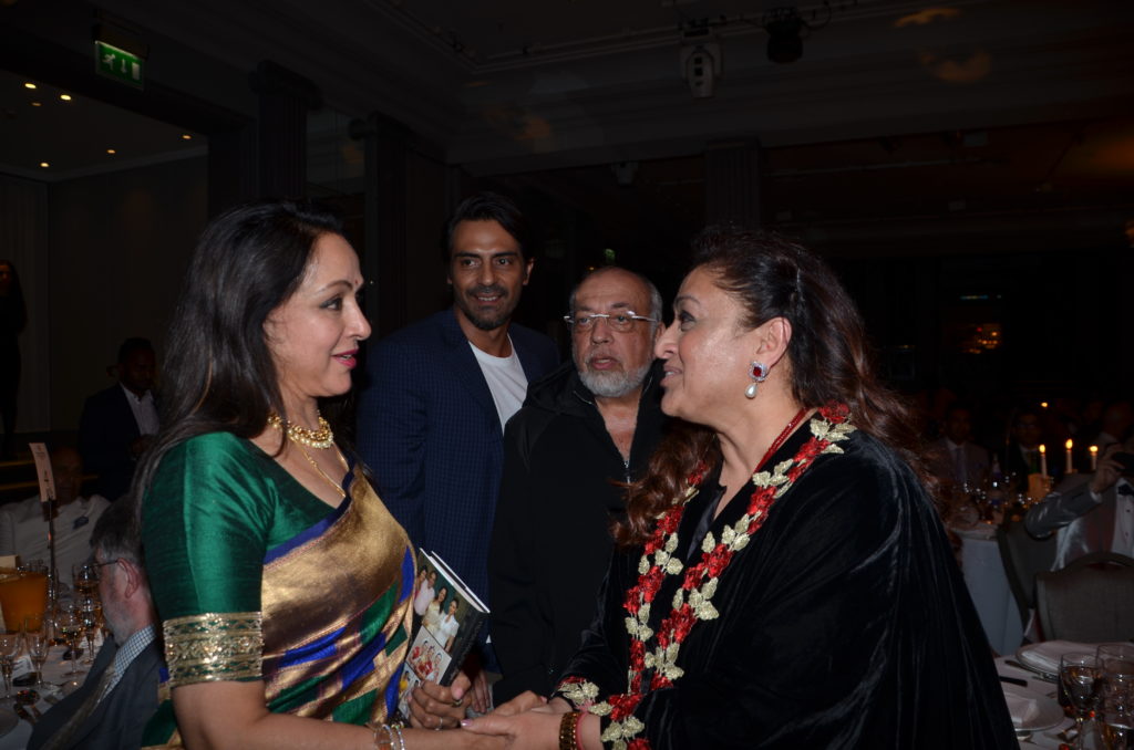 Vyjainthimala launches Ram Kamal Mukherjee’s biography on Hema Malini in London - 4