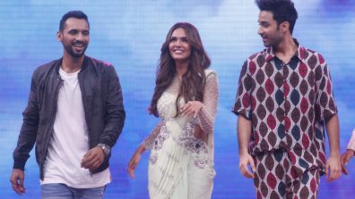 Raghav Juyal and Punit Pathak on the sets of High Fever