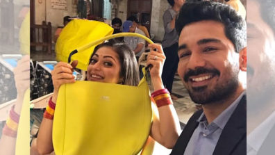 Abhinav Shukla rescues Drashti Dhami from ‘bag’ troubles!