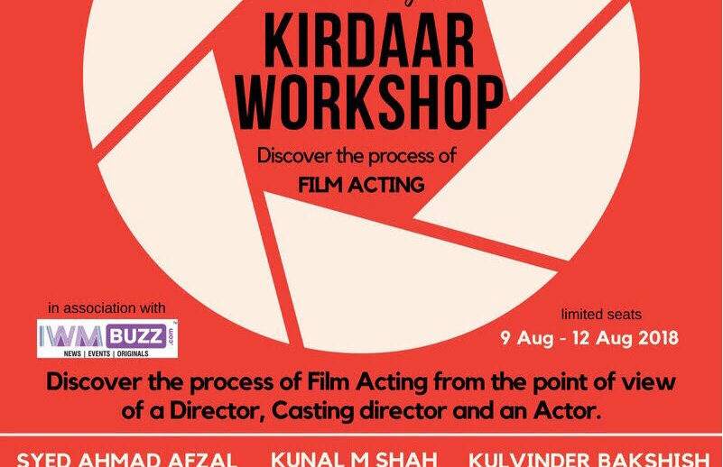 The Kirdaar Workshop: Discover the process of film acting 2