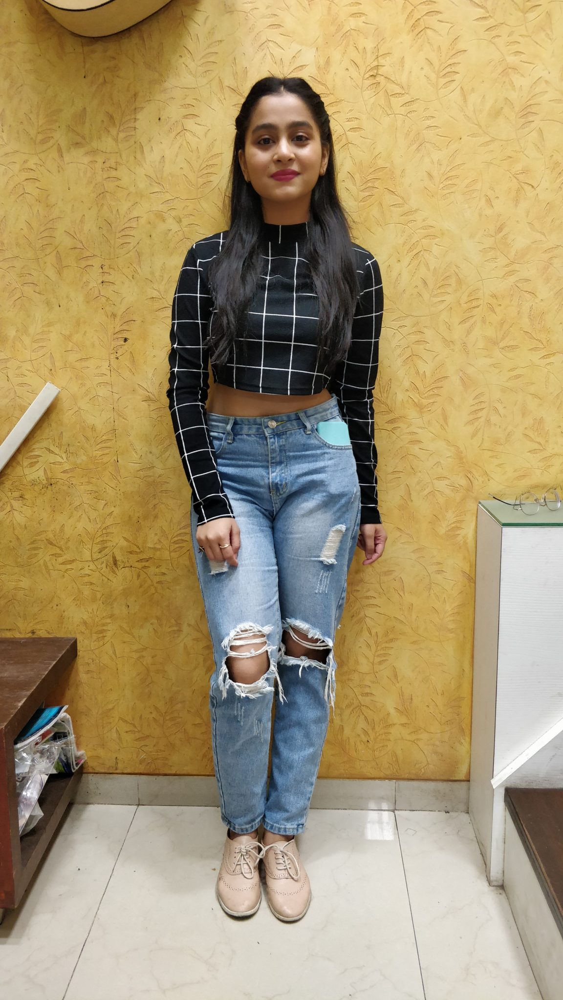 Kristina Patel poses after a fun LIVE chat with IWMBuzz