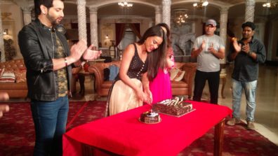 Nia Sharma celebrates birthday on the sets of Ishq Mein Marjawan