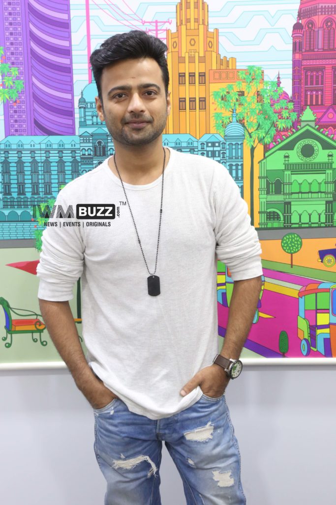 Manish Naggdev in the den of IWMBuzz - 2