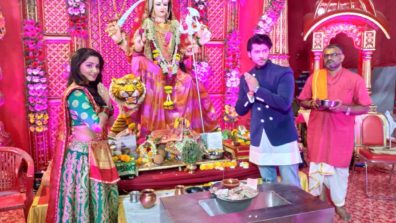 Main Maayke Chali Jaungi Tum Dekhte Rahiyo actors celebrate Navratri