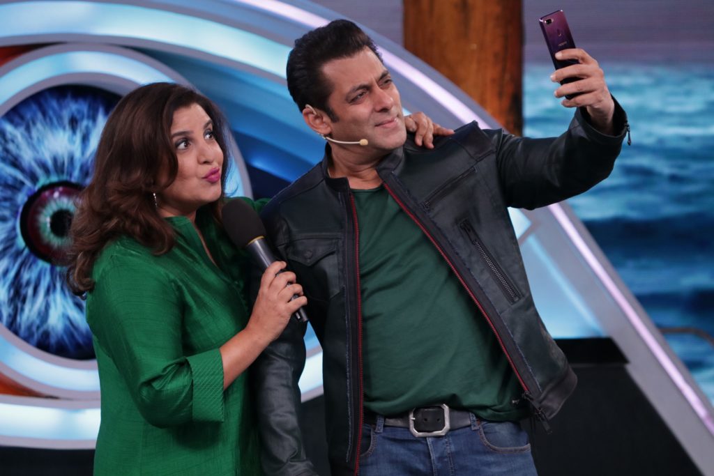 Salman Khan meets Farah Khan in Bigg Boss 12 Weekend Ka Vaar - 1