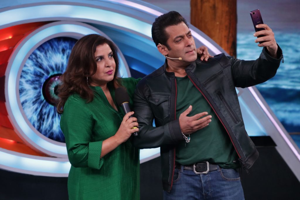 Salman Khan meets Farah Khan in Bigg Boss 12 Weekend Ka Vaar - 3