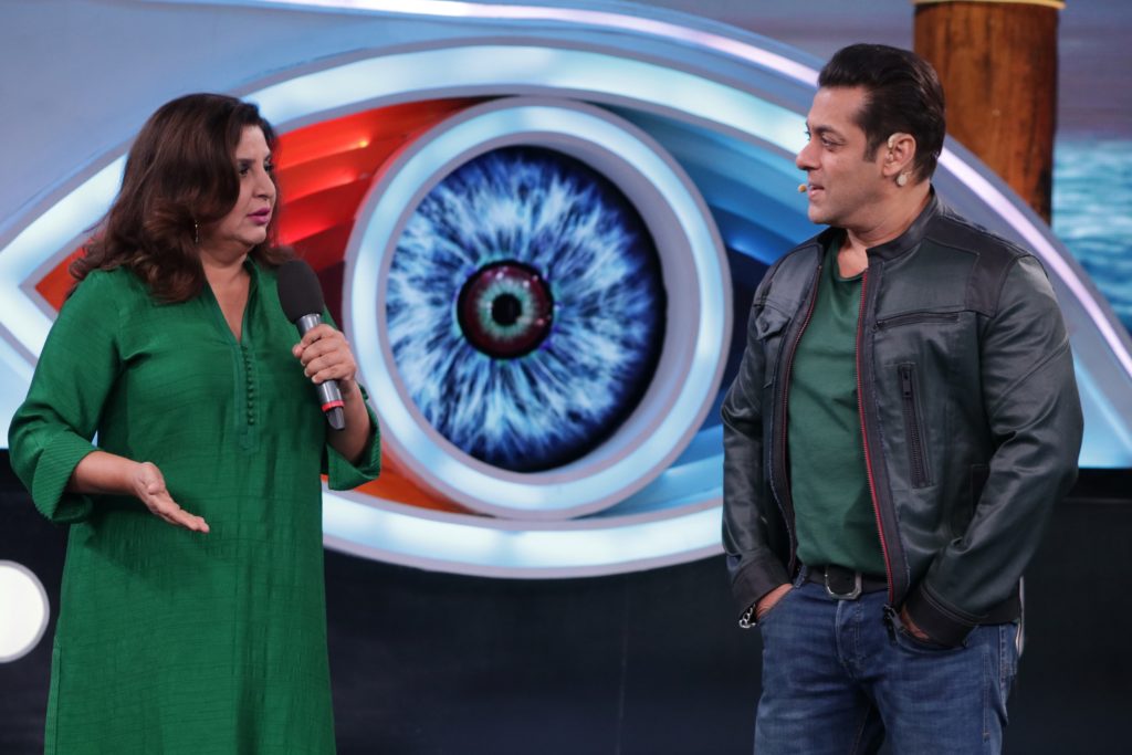 Salman Khan meets Farah Khan in Bigg Boss 12 Weekend Ka Vaar - 4