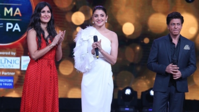 Shah Rukh Khan, Anushka Sharma, Katrina Kaif on Zee TV’s Sa Re Ga Ma Pa