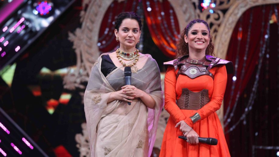 Manikarnika cast at Sa Re Ga Ma Pa Finale 7