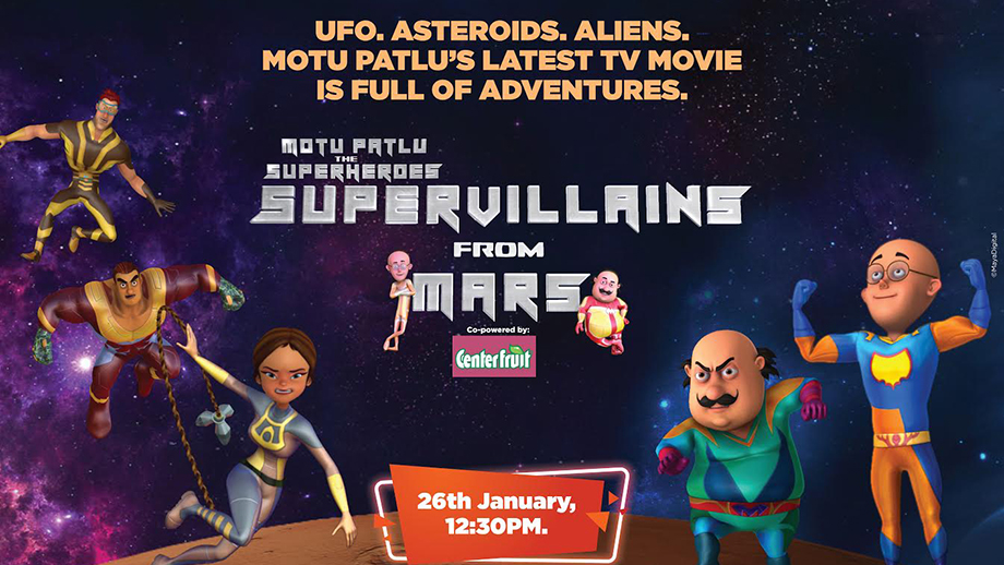 Celebrate Republic Day with Motu Patlu’s 18th made-for-television movie – ‘Motu Patlu the Superheroes – Super Villains from Mars’