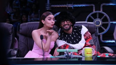 Ranveer Singh and Alia Bhatt on Super Dancer Chapter 3