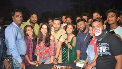 Sehban Azim’s birthday celebrations on the sets of Tujhse Hai Raabta