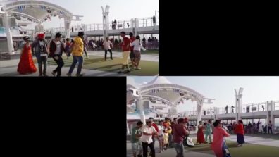 Gokuldham Society members perform Garba on the Singapore Cruise in Taarak Mehta Ka Ooltah Chashmah