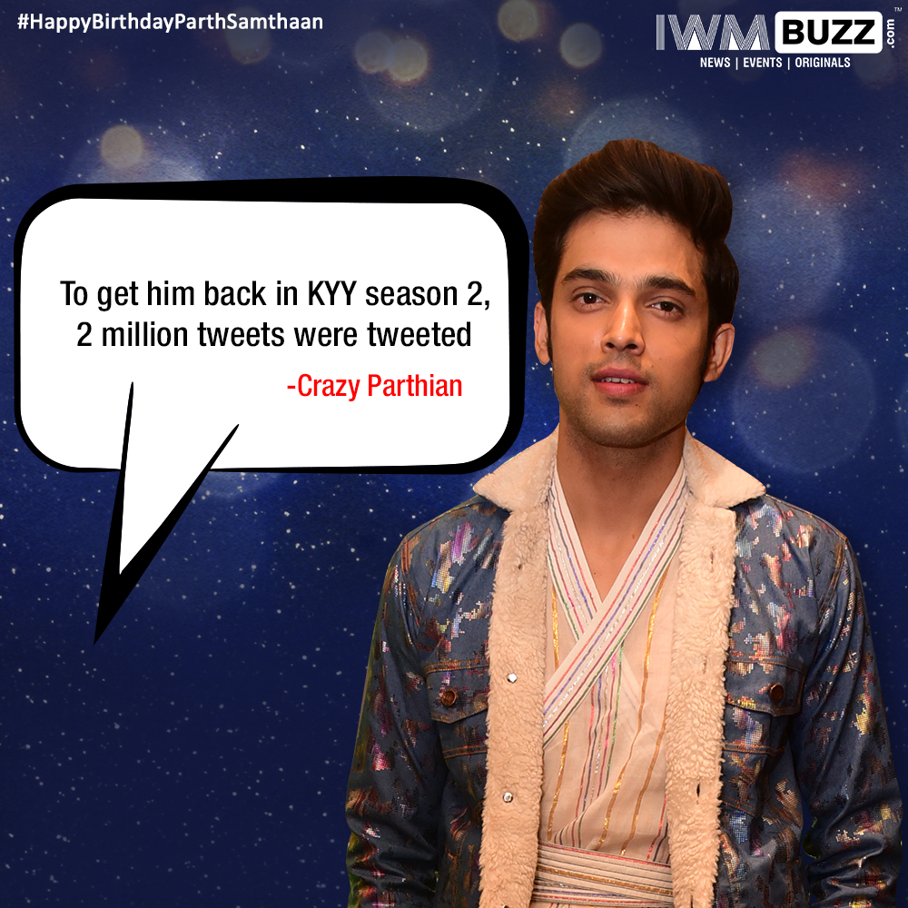 Happy Birthday Parth Samthaan: Interesting trivias by fans - 1