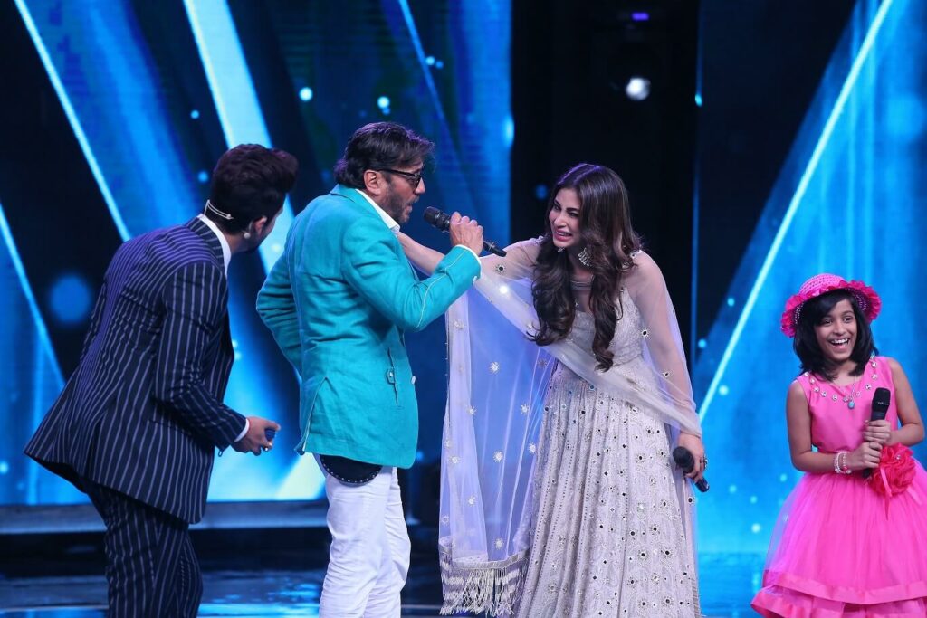 Jackie Shroff and Mouni Roy on Sa Re Ga Ma Pa L’il Champs - 0