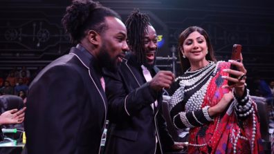 Shilpa Shetty’s selfie with WWE superstars ‘The New Day’ on Super Dancer Chapter 3!