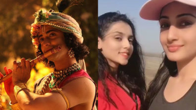 Sumedh gives flute lessons to co-stars Mallika and Preeti in RadhaKrishn