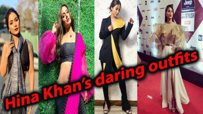 Only TV Fashionista Hina Khan can carry off these daring outfits