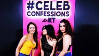 Sanaya Pithawala and Krissann Barretto in Kajol Tyagi’s talk show #CelebConfessions with KT