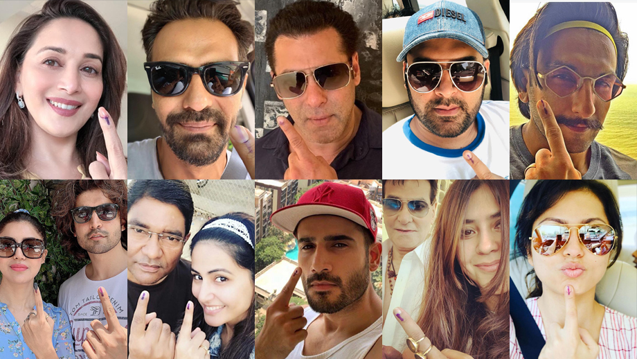 #VoteKarMumbai: Kapil Sharma, Nakuul Mehta, Salman Khan, Aamir Khan, Drashti Dhami cast their votes