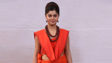 Actress Sneha Wagh dons the Sadhvi look