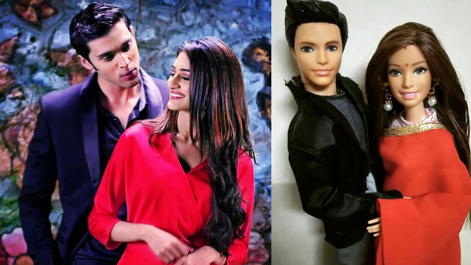 Check out Erica Fernandes and Parth Samthaan aka Anurag and Prerna's look-alike doll