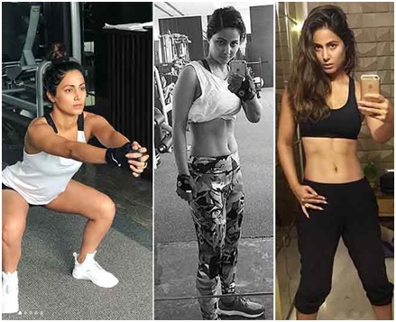 Every time Hina Khan rocked in Yoga Pants - 1