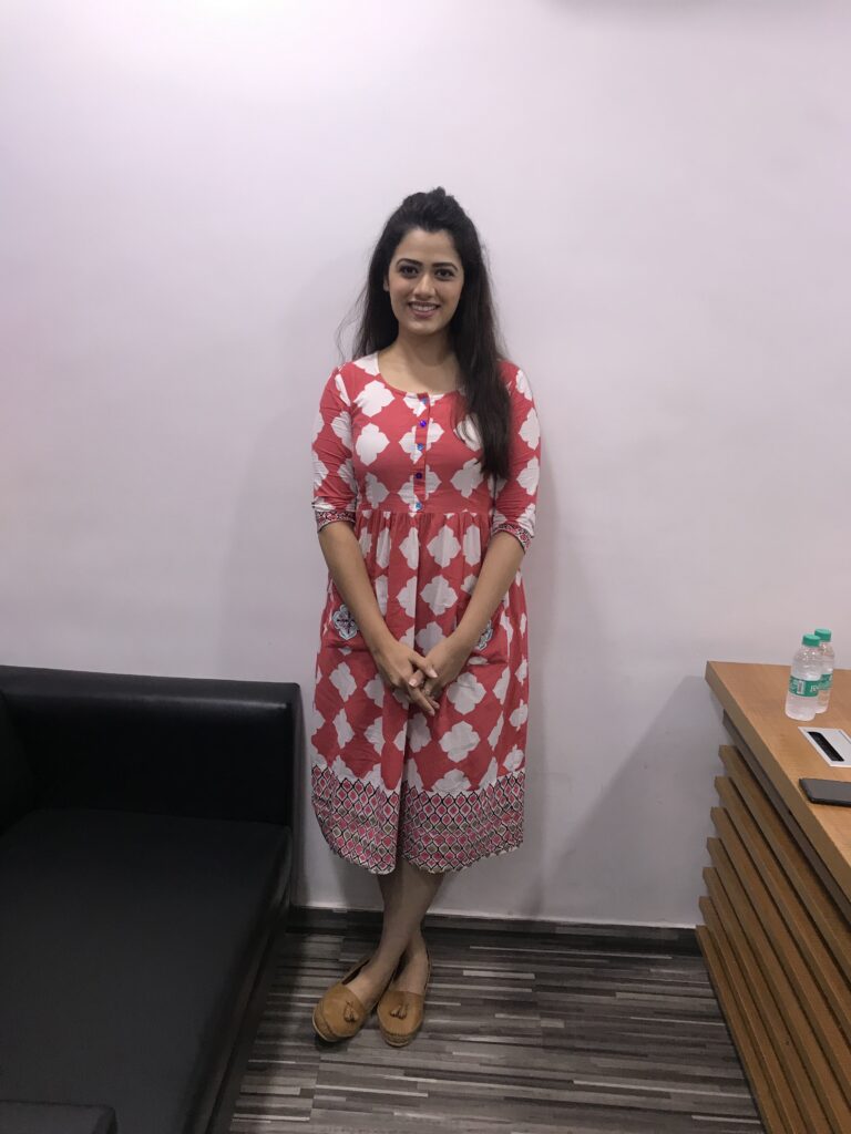 Girija Oak poses after a fun LIVE chat with IWMBuzz - 2