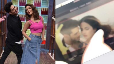 Hina Khan and Priyank Sharma shoot for Raanjhanaa in the scorching heat