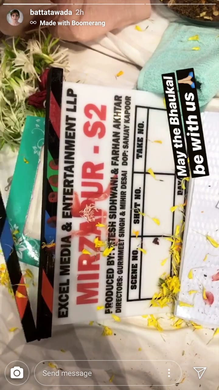 Mirzapur season 2 shoot begins