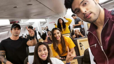 Kasautii Zindagii Kay actors Parth Samthaan, Erica Fernandes and Karan Singh Grover leave for Switzerland