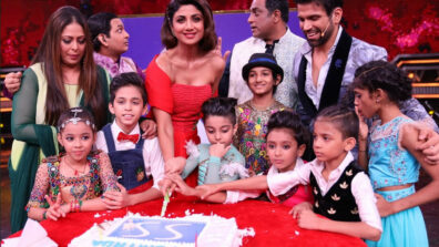 Shilpa Shetty Kundra celebrates her birthday on Super Dancer Chapter 3 set