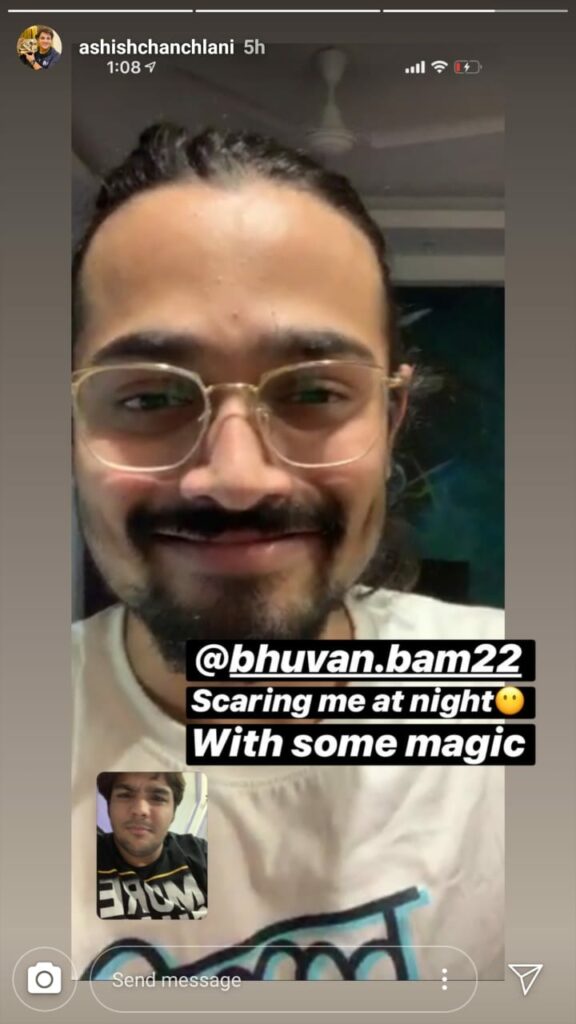 Bhuvan Bam and Ashish Chanchlani’s late-night Masti