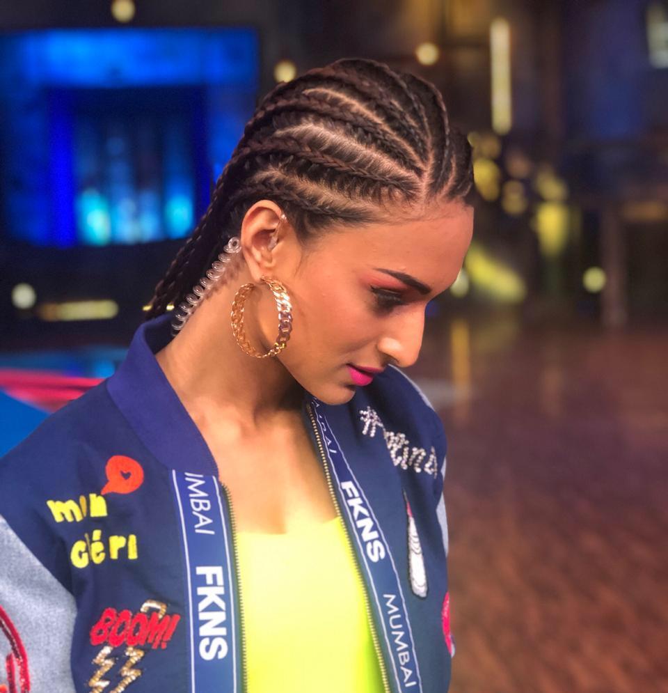 Erica Fernandes rocks the funky braided hair look - 1