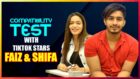 Exclusive: Compatibility test with TikTok stars Faiz Baloch and Shifa Memon