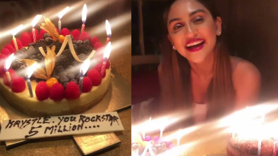 Krystle Dsouza hits 5 million followers on Instagram