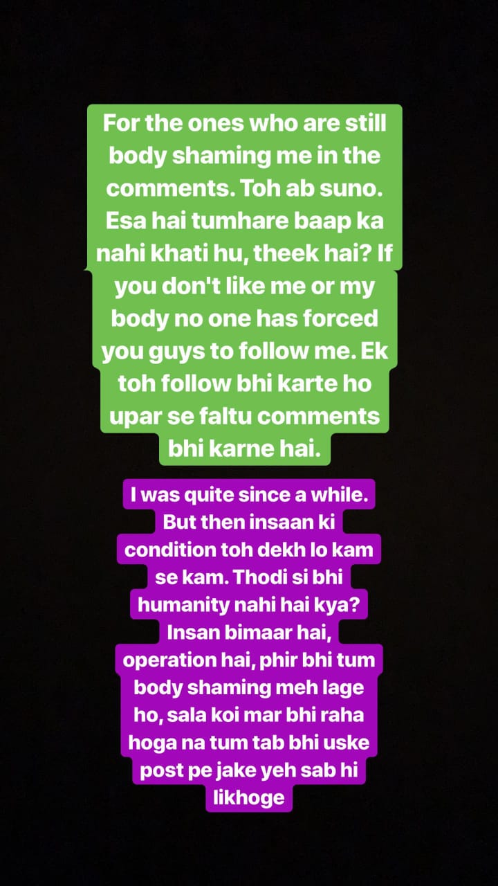 TikTok star Aashika Bhatia lashes out at body shamers 1